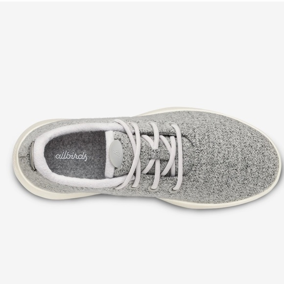 Allbirds Women's Wool Runner Mizzles Sneakers Light Grey - Picture 10 of 10